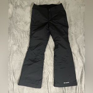 Women’s Columbia Insulated Snow Ski Pants - Black - Small / Regular